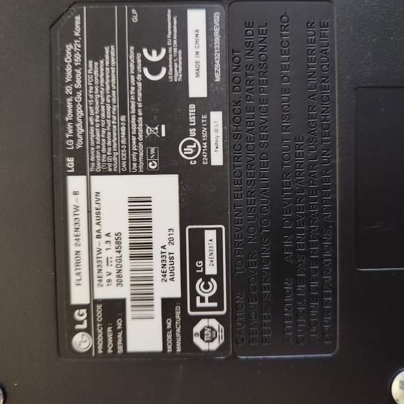 LG 24EN33 MONITOR - Picture 3 of 10